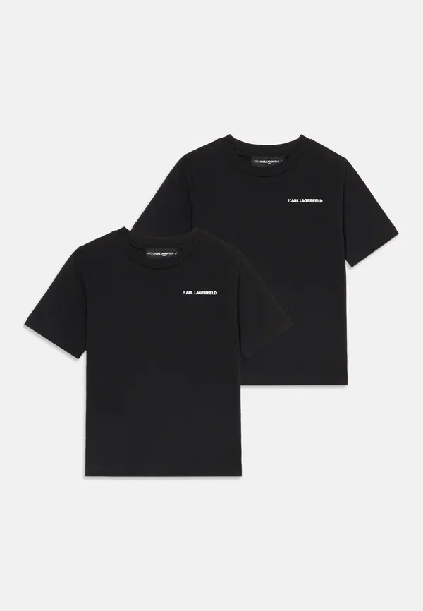 Комплект из 2 футболок с коротким рукавом Karl Lagerfeld Kids, черный
