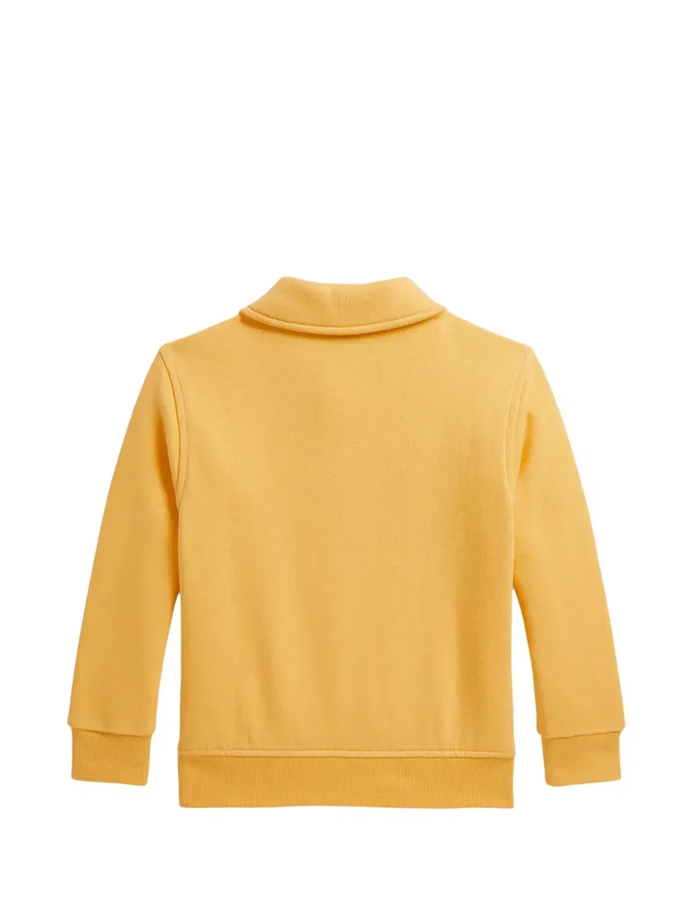 Толстовка с молнией и вышивкой Pony Polo Ralph Lauren Kids, желтый — фото 2