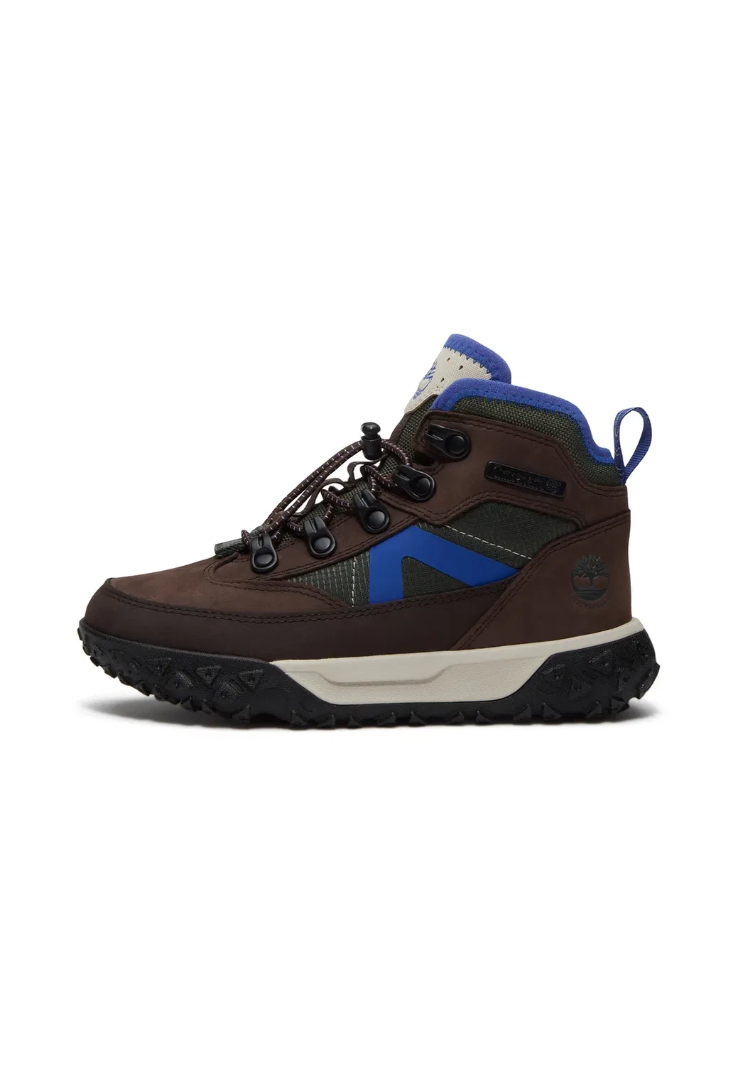 Ботинки средней высоты с эластичным шнурком - ботильоны на шнуровке Timberland, Dark Brown