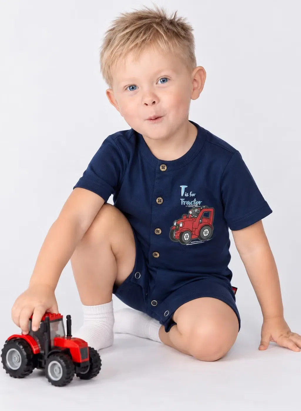 Боди-комбинезон с принтом Duplo Lego, темно-синий
