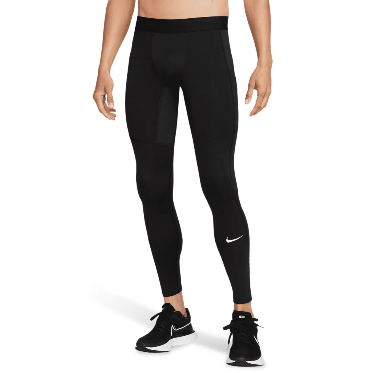 Мужские леггинсы Nike Pro Warm Tight, Black/White