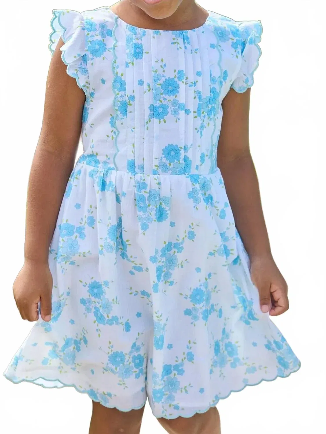Детское платье-сарафан для девочек с оборками Mila Sundress LITTLE ENGLISH, Turks Floral