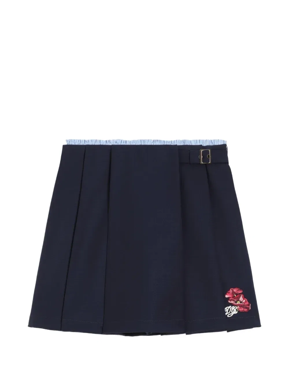 Шерстяные кюлоты Dolce & Gabbana Kids, синий