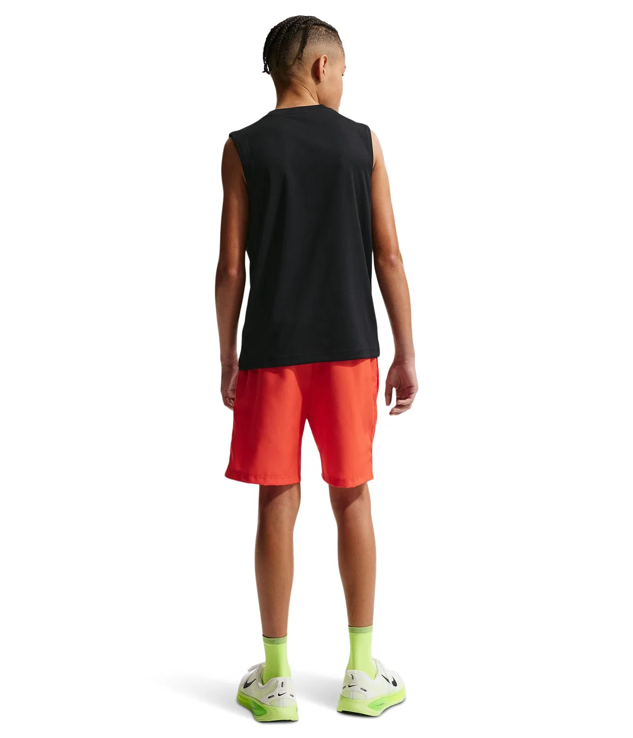 Спортивный топ без рукавов Multi Dri-FIT Sleeveless Top (для маленьких и больших детей) Nike Kids, Black — фото 2