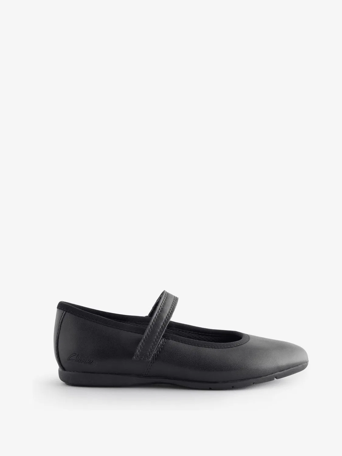 Туфли Clarks Мэри Джейн Dance Wish K, черная кожа, для девочек