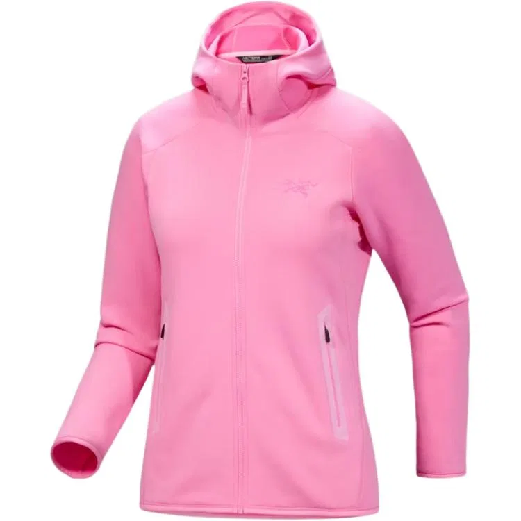 Женский флисовый свитер с длинным рукавом KYANITE Arcteryx, Tide Pink/Pineberry