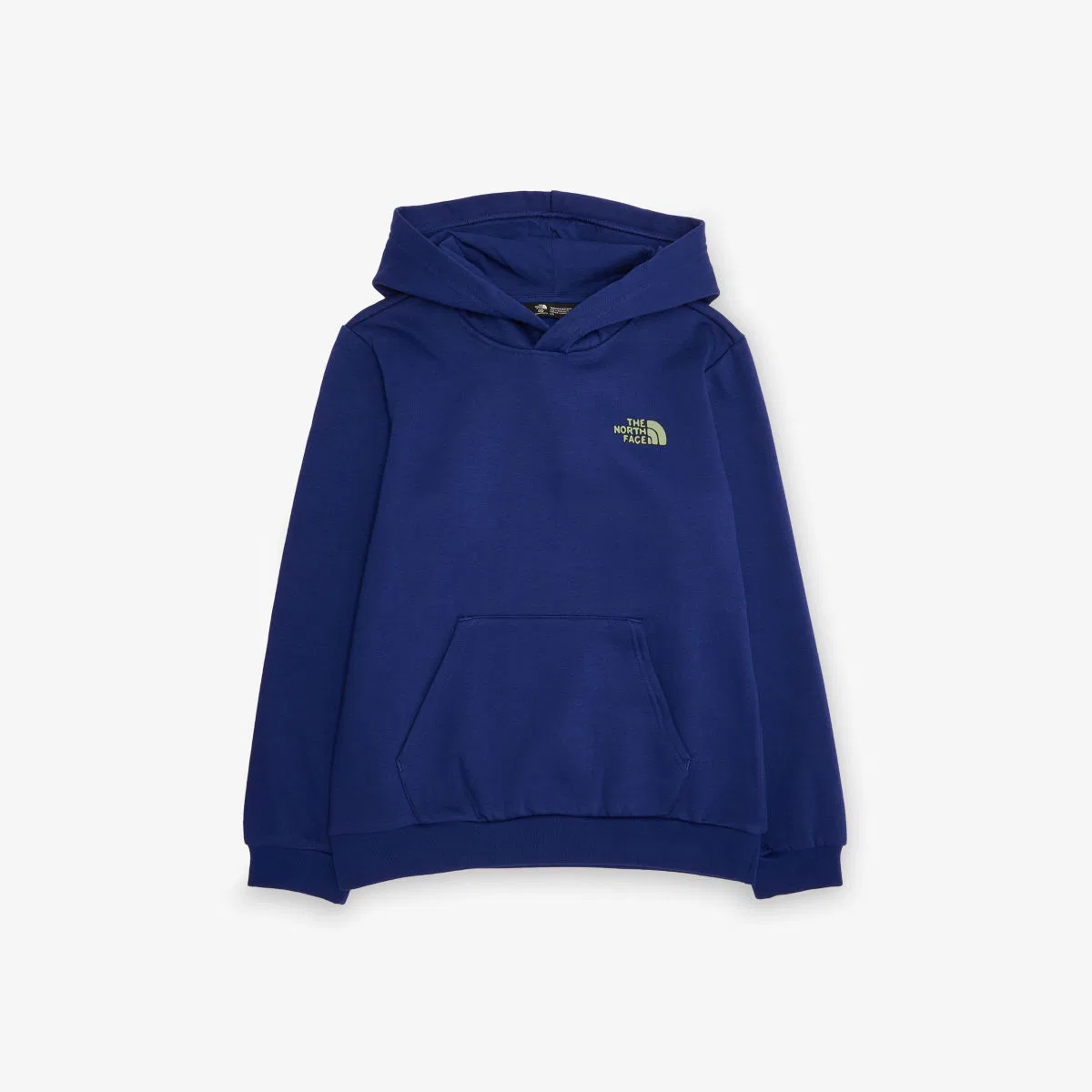 Хлопковая толстовка с капюшоном и логотипом, возраст 6-16 лет The North Face, насыщенный синий