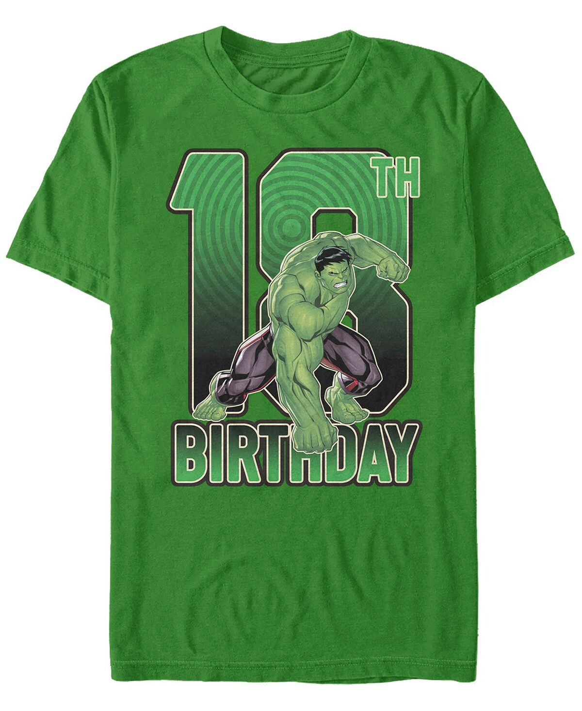 

Мужская футболка с коротким рукавом marvel hulk smash 18th birthday Fifth Sun, изумрудный, Зеленый, Мужская футболка с коротким рукавом marvel hulk smash 18th birthday Fifth Sun, изумрудный