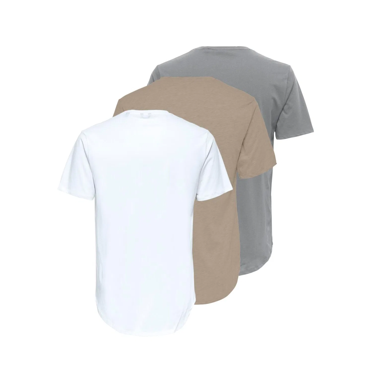 Детская футболка длинная с круглым вырезом Only & Sons, Bright White — фото 3
