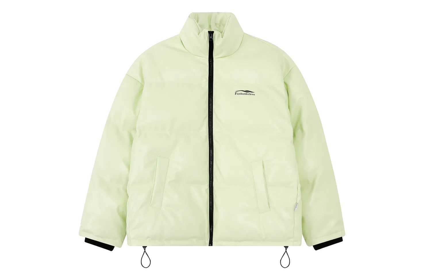 Детский пуховик с воротником-стойкой утепленный F426, Mint Green