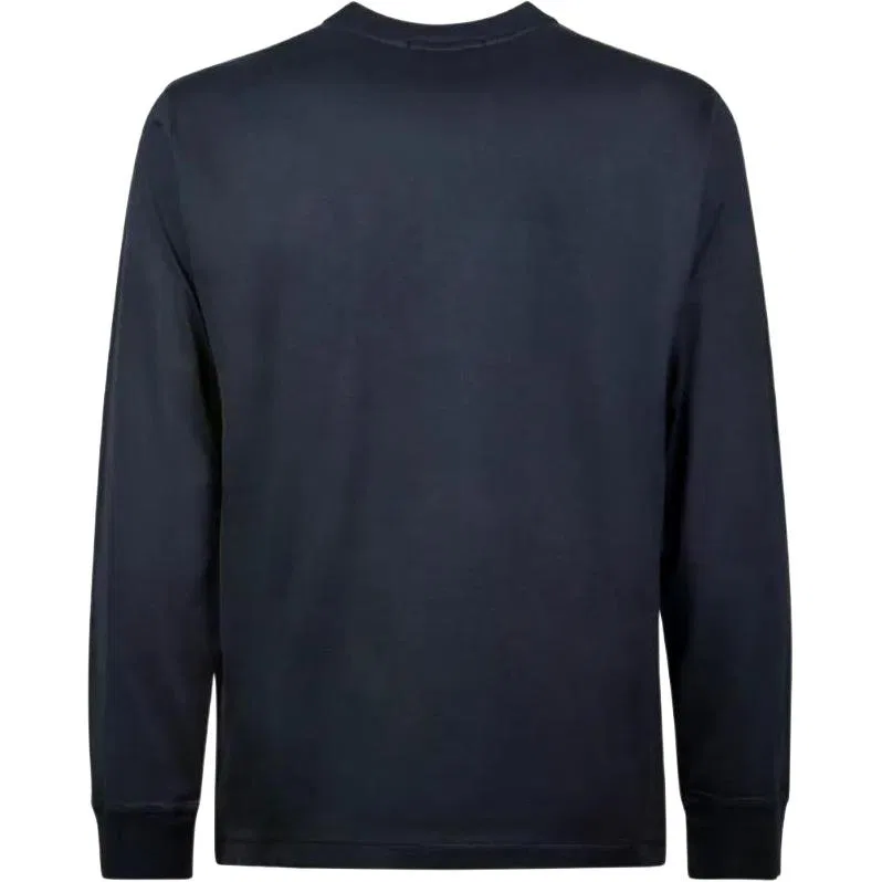 Футболка с принтом Crewneck Blue STONE ISLAND, Blue — фото 2