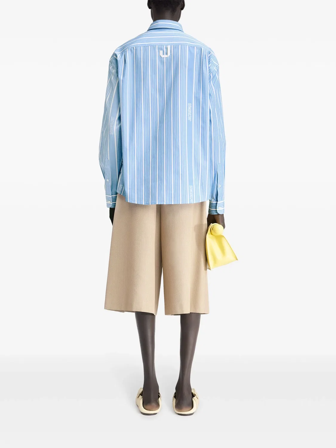 Jacquemus Рубашка La Chemise Simon, синяя — фото 2