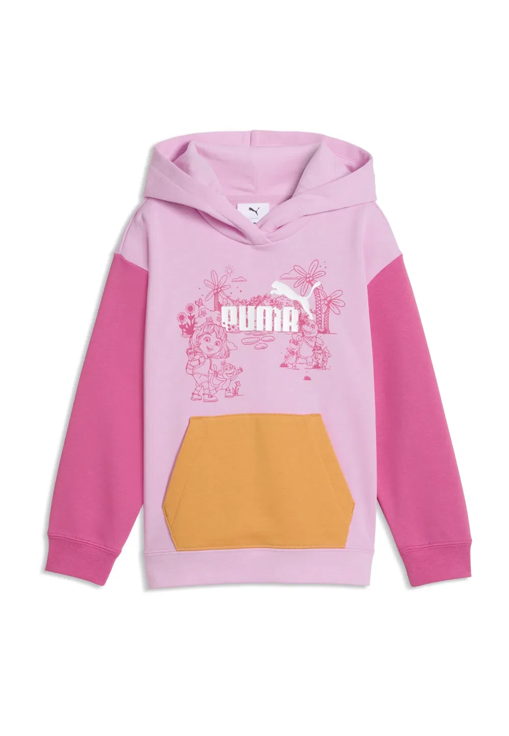 Толстовка с принтом «Дора-исследовательница» в свободном стиле Puma, Mauve Glow — фото 4