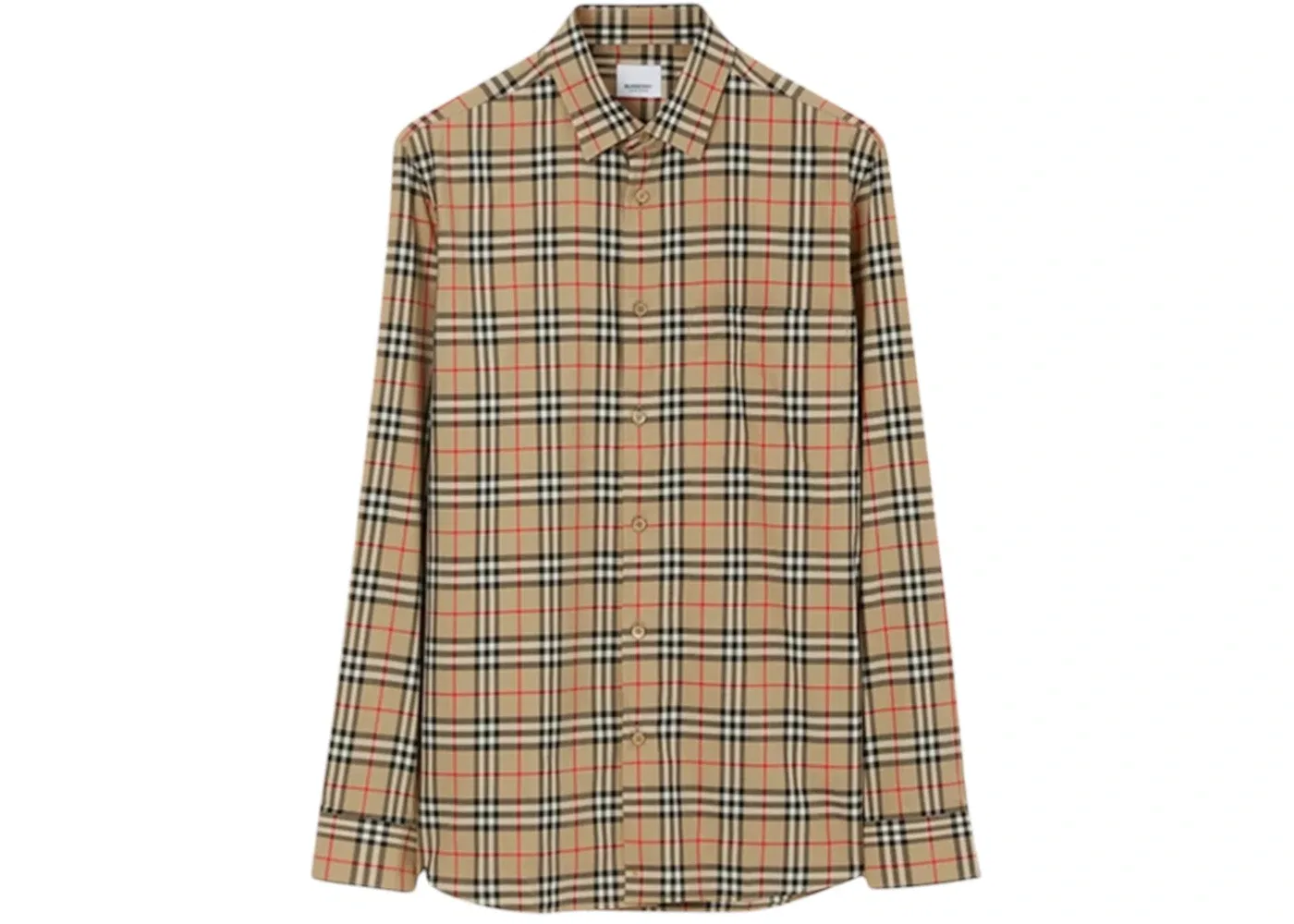 Мужская рубашка классическая Burberry Shirt, Archive Beige