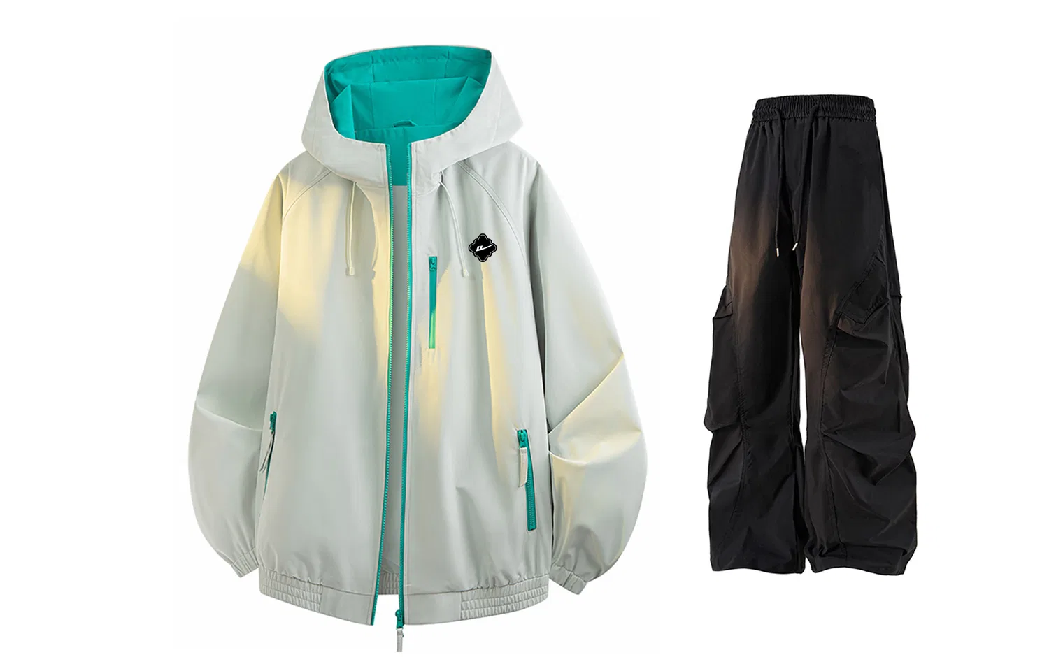 Детский спортивный комплект с патчами DIY Casual Sportswear WARRIOR
