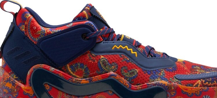 Кроссовки Adidas Bel-Air Athletics x D.O.N. Issue #3 'Prep School Jacket', красный — фото 3