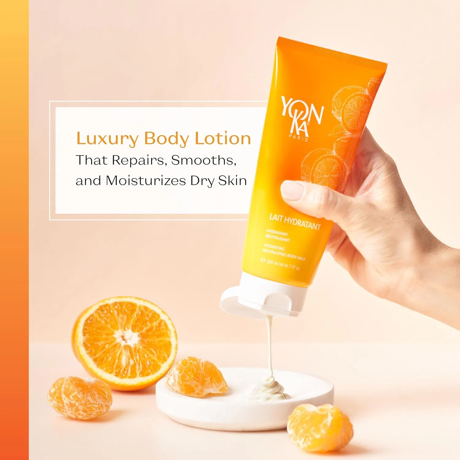 Молочко для тела Vitality Moisturising Body Milk Yonka, 200 мл, с мандарином и апельсином — фото 4