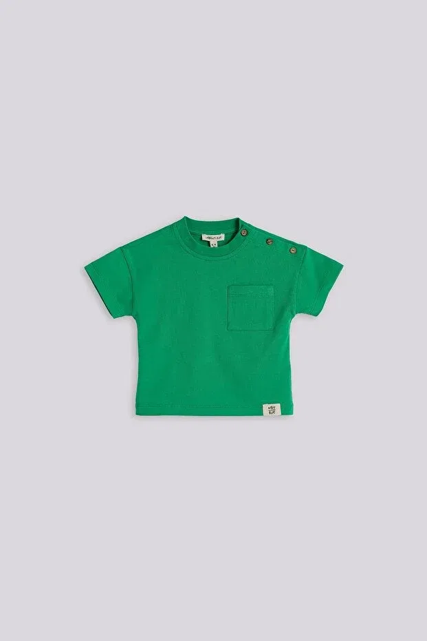 Детская футболка для мальчиков с коротким рукавом Gb Baby Basic, Green