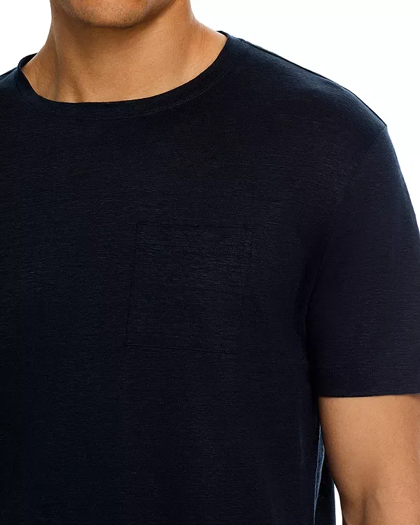 Мужская футболка с коротким рукавом Boss x Beckham Taut Tee, темно-синий — фото 4