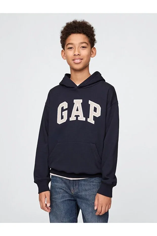 Детские свитшот для мальчиков с принтом Gap, Navy Blue-006