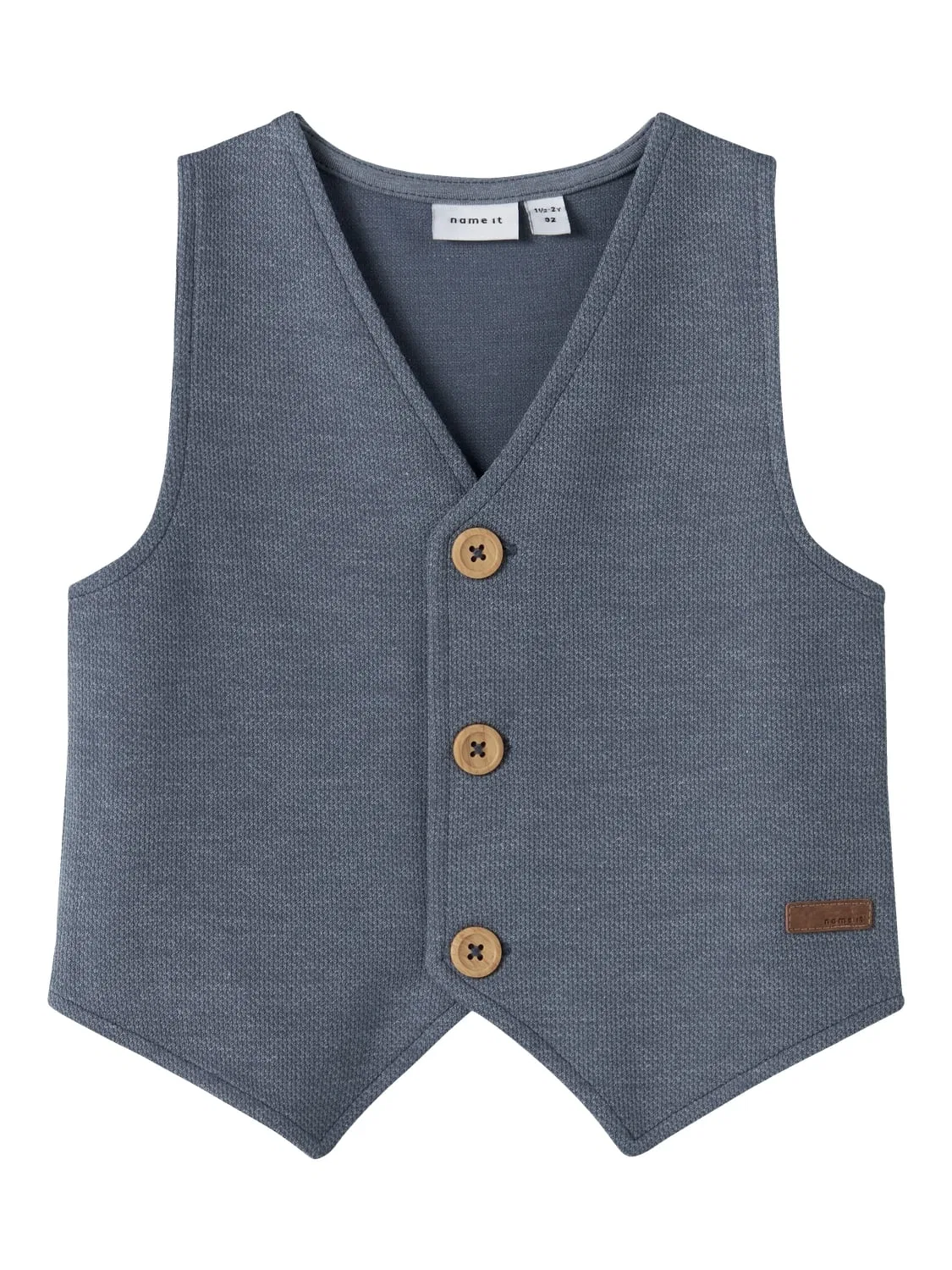 Жилет с пуговицами Name it, vintage indigo