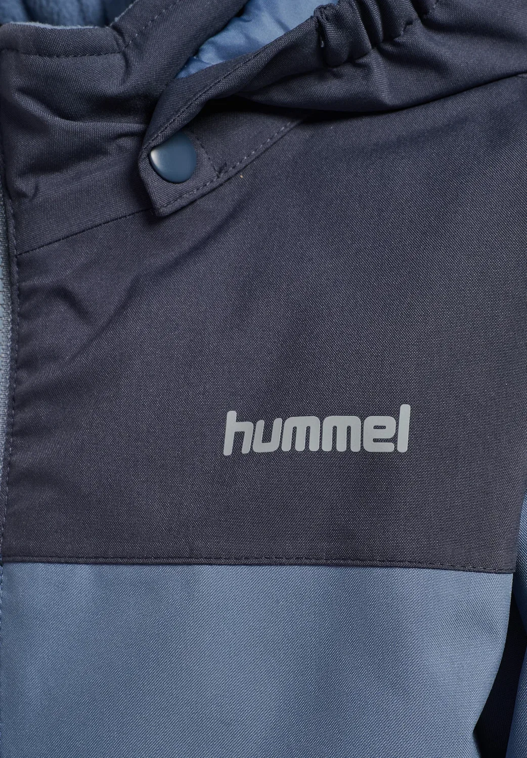 Куртка Hmljr block WP унисекс - водонепроницаемая куртка Hummel, Flint Stone — фото 3