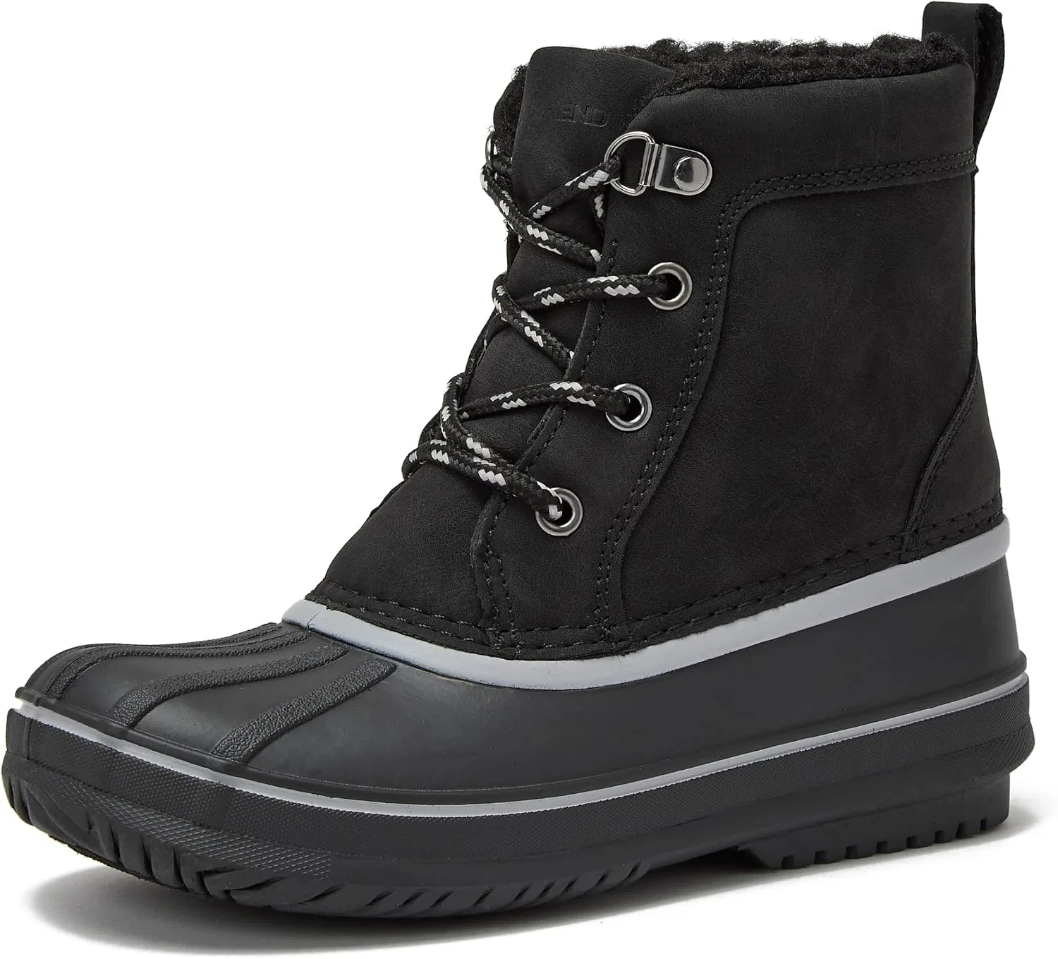 Детские снежные ботинки для девочек утепленные водонепроницаемые Wynn Snow Boots Lands' End, Black