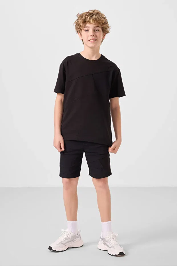 Детский спортивный костюм для мальчиков хлопковый Tommy Life, Black Black