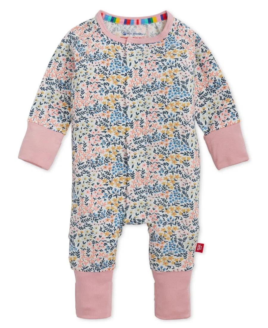 Комбинезон-боди с длинным рукавом Chelsea Modal Magnetic Me, Pink