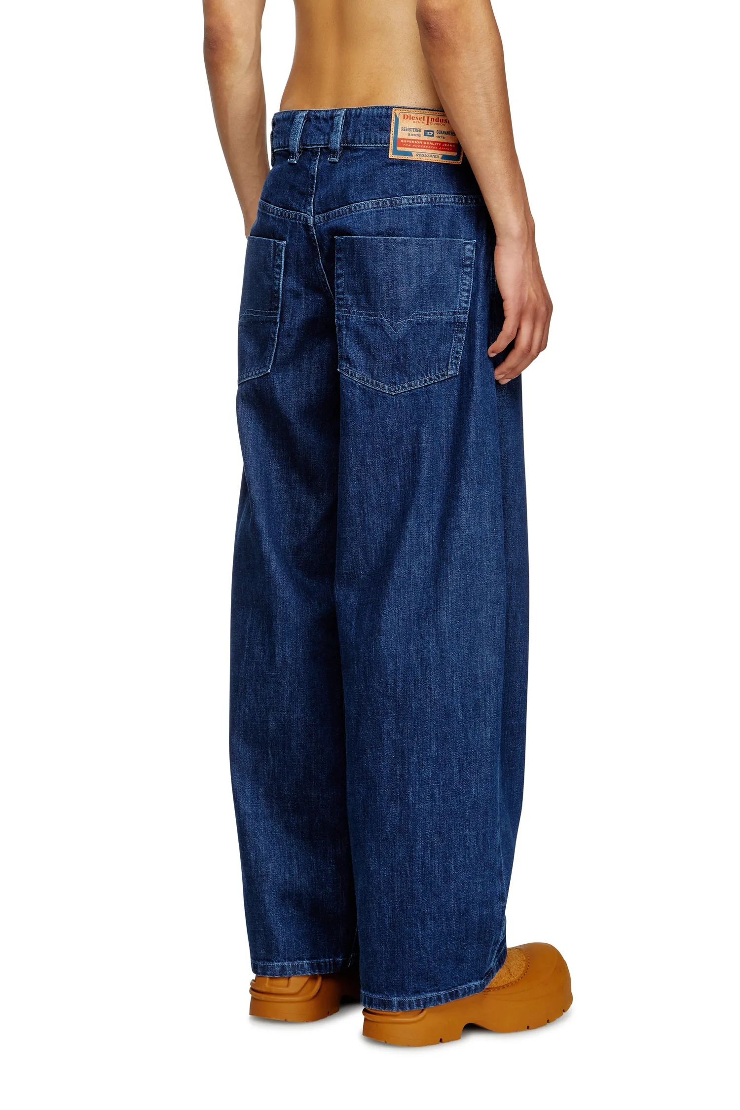 Мужские свободные джинсовые брюки 1997 г. D-ENIM-M L.32 Diesel, цвет Indigo Blue