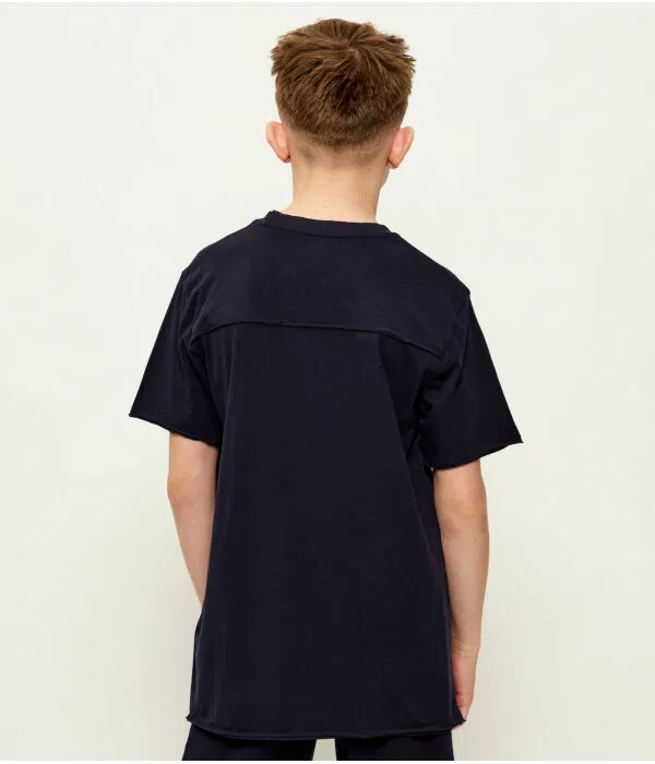 Детская футболка с принтом T-Shirt Guess, Blu Marino — фото 3