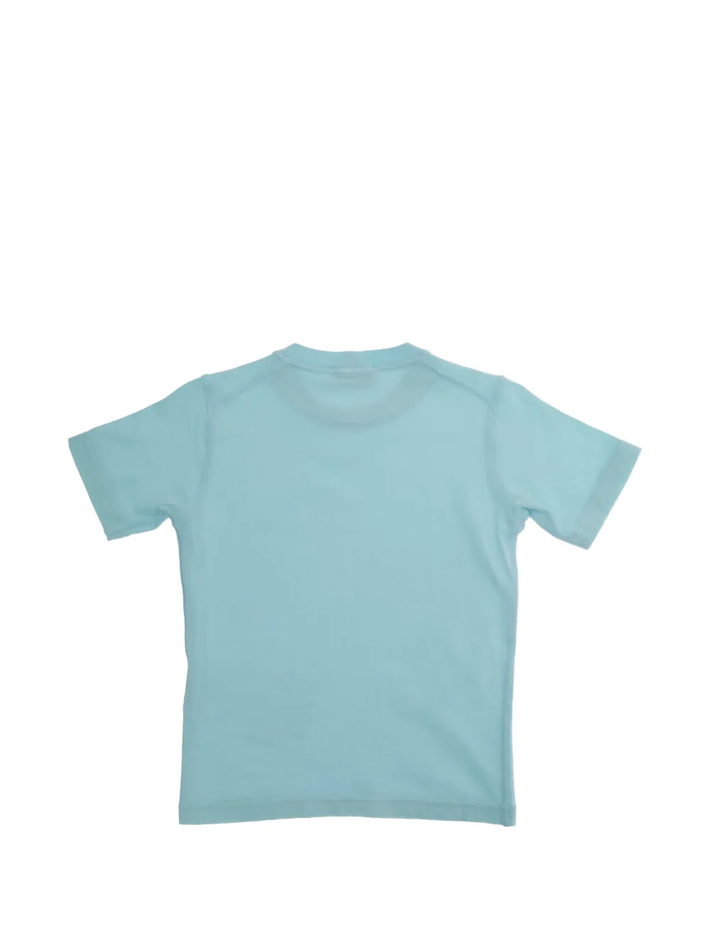 Футболка с нашивкой и круглым вырезом Stone Island Junior, синий — фото 2