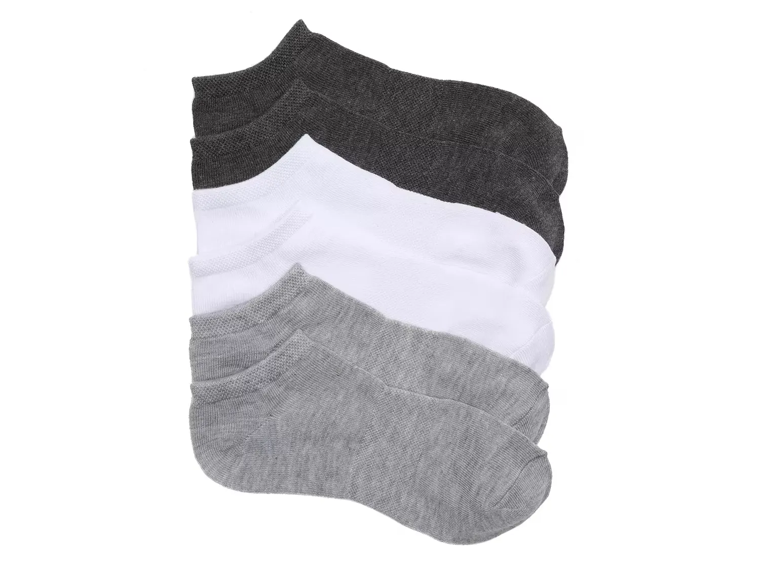 

Женские носки No Show - набор 6 шт. Mix No. 5, Grey/White/Black