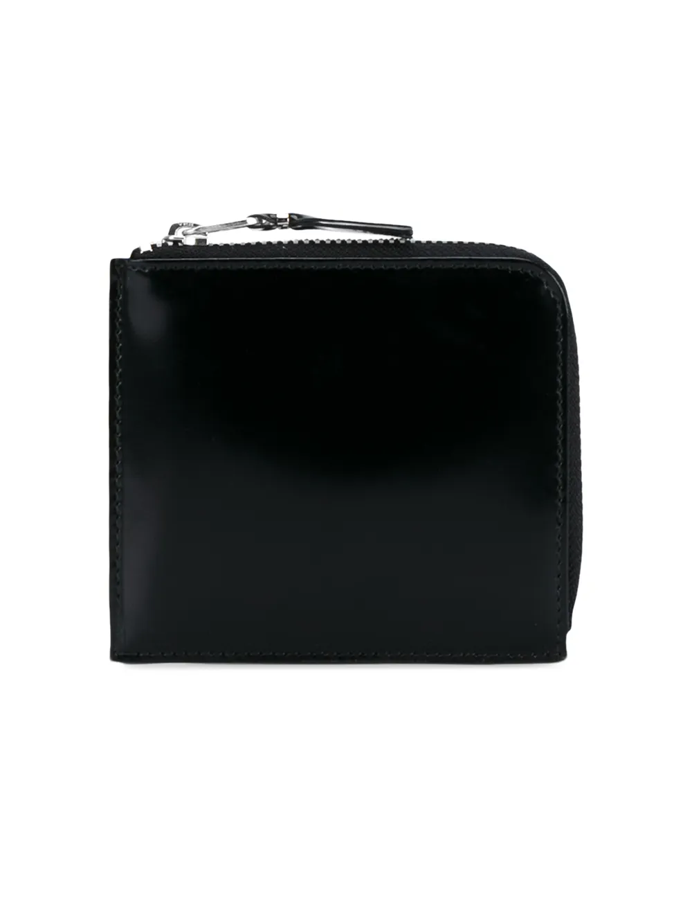 

Глянцевый кошелек на молнии Comme Des Garçons Wallet, черный