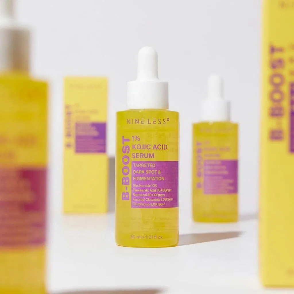 Сыворотка Nineless — Осветляющая для лица «B-Boost % Kojic Acid Serum» от, 30 мл — фото 4