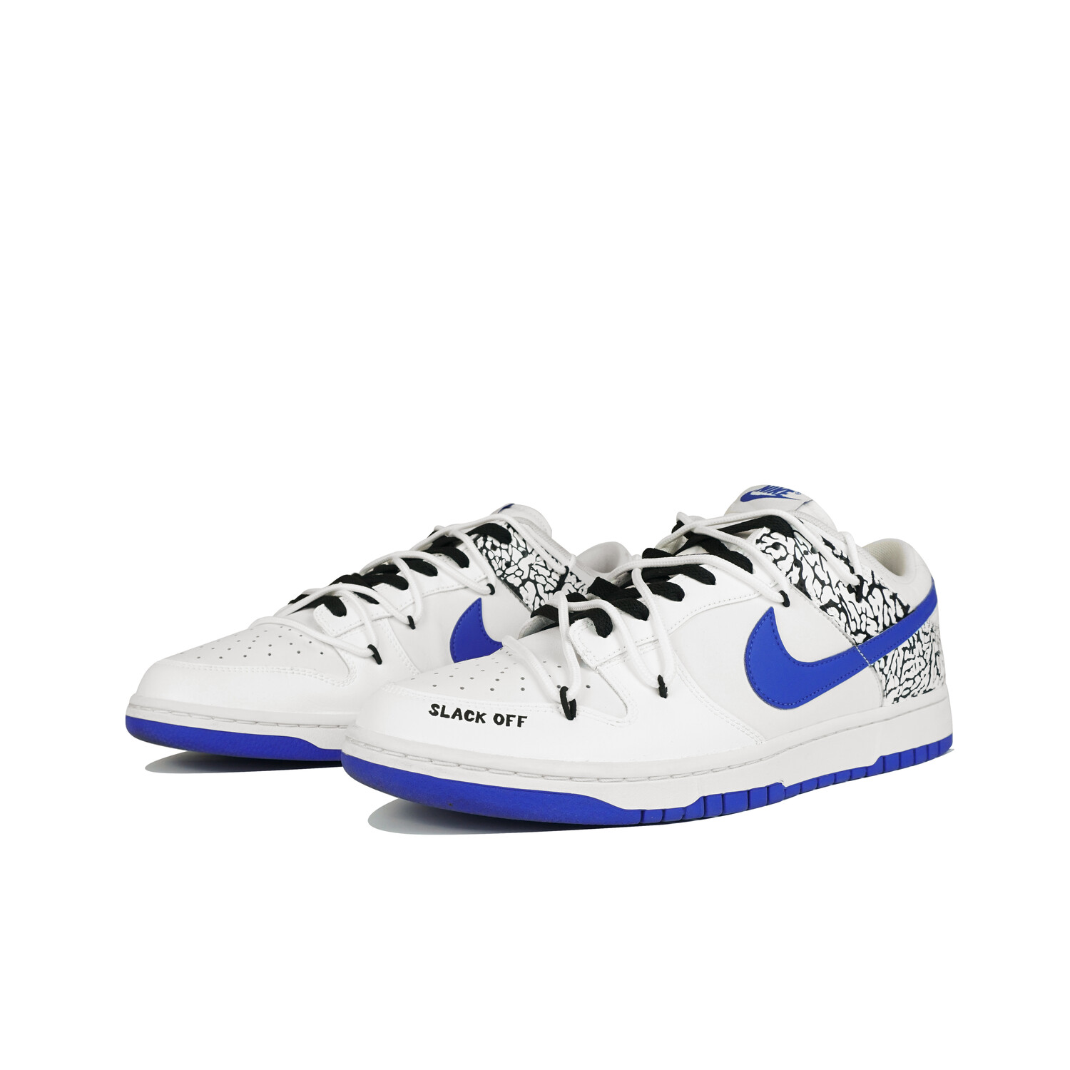 

Кроссовки Nike Dunk Skateboarding Shoes Men Low-top Blue, белый