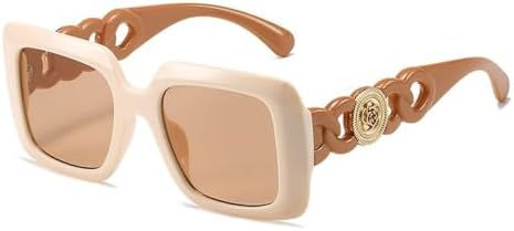 

Квадратные солнцезащитные очки для женщин, популярный модный дизайн, двухцветная оправа, ретро-леопардовый принт, защита от УФ-излучения UV400, модные солнцезащитные очки для мужчин MTZJH, Beige