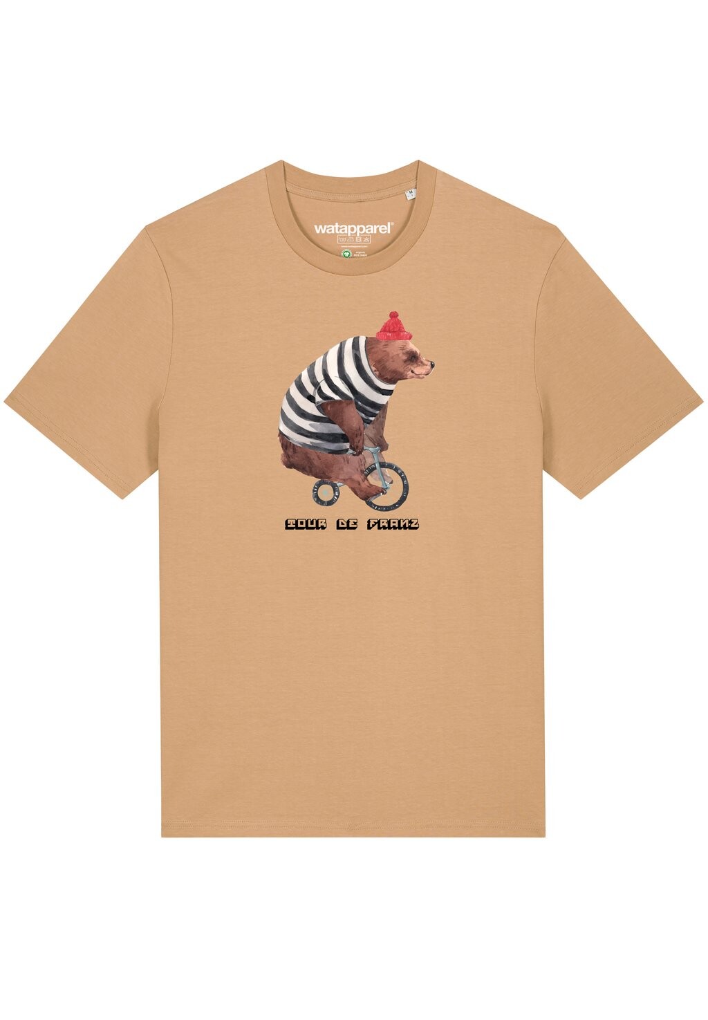 

Футболка с принтом TOUR DE FRANZ Watapparel, цвет latte