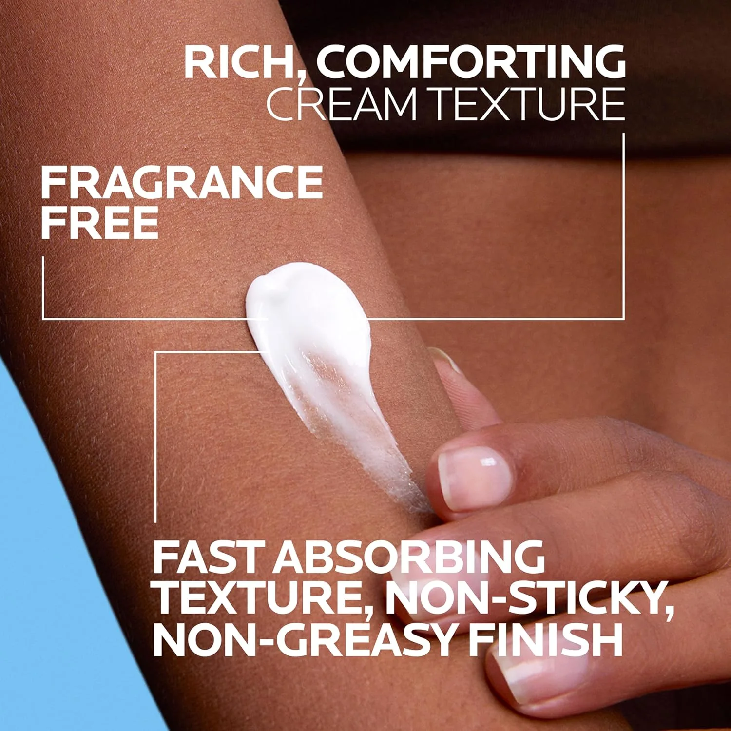 La Roche-Posay Lipikar AP+MAX увлажняющий крем для тела с маслом ши и ниацинамидом для сухой и чувствительной кожи 399 мл (1 шт.) — фото 4