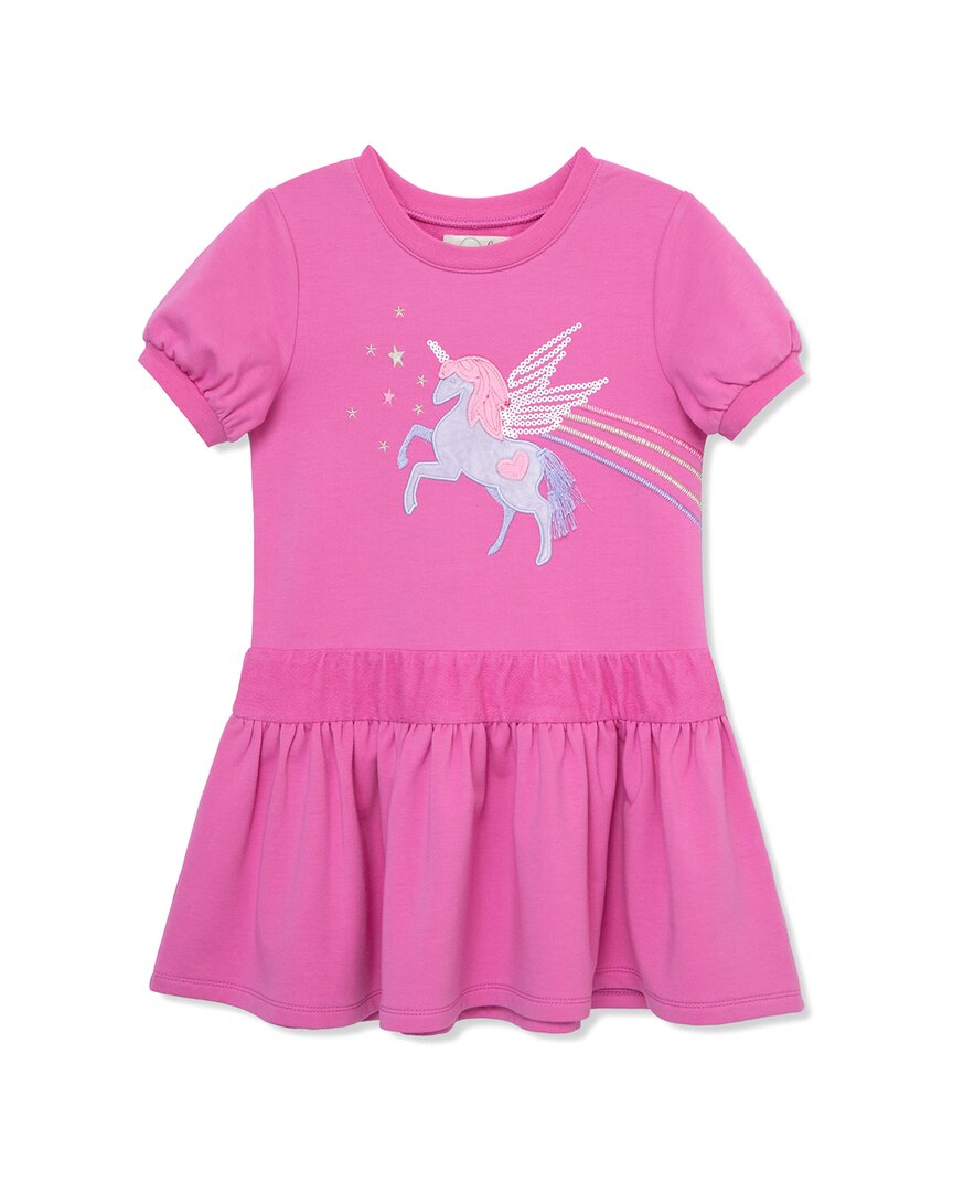 

Платье Peek Kids Unicorn с пайетками, розовый