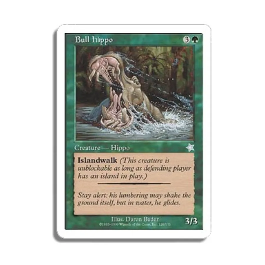 

CCG Бык Бегемот (U), MTG - Starter Series (1999)