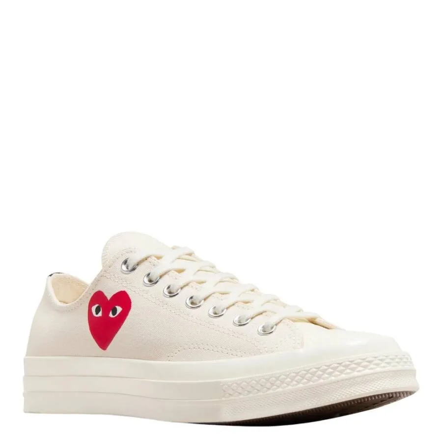Кроссовки Comme Des Garcons Play X Converse Heart, бежевый — фото 2