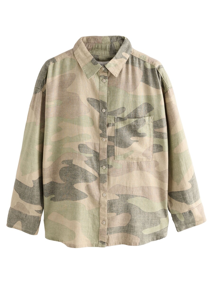 

Блуза Next, цвет Khaki/Light green/Dark green