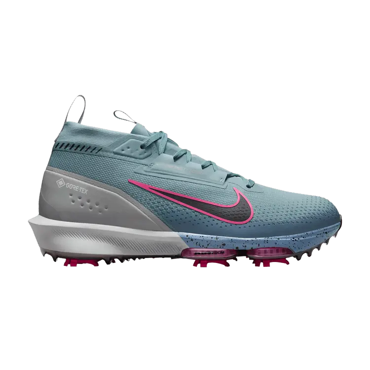 

Кроссовки Nike Air Zoom Infinity Tour 2 Golf GORE-TEX Denim Turquoise Hyper Pink, бирюзовый