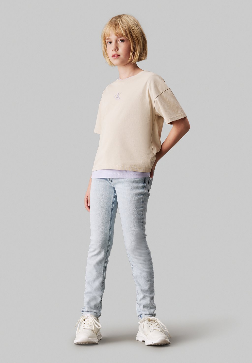 

Джинсы скинни Calvin Klein Jeans, цвет Clean Sky Blue