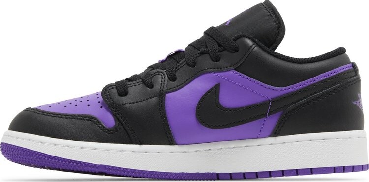 Кроссовки Air Jordan 1 Low GS 'Purple Venom', фиолетовый — фото 3