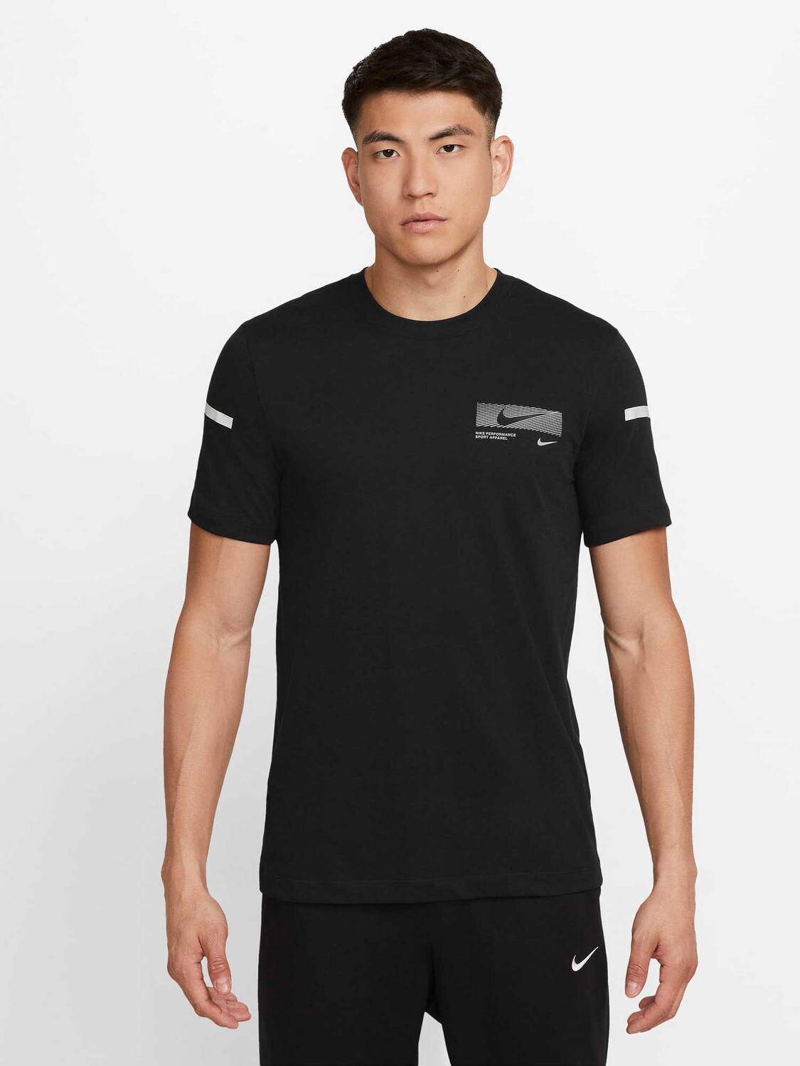 

Футболка Nike M NK DF TEE FLASH HBR, черный