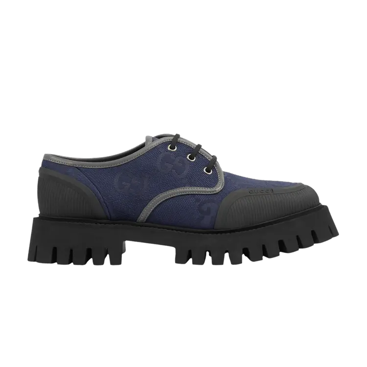 

Кроссовки Gucci GG Lace Up Navy, синий