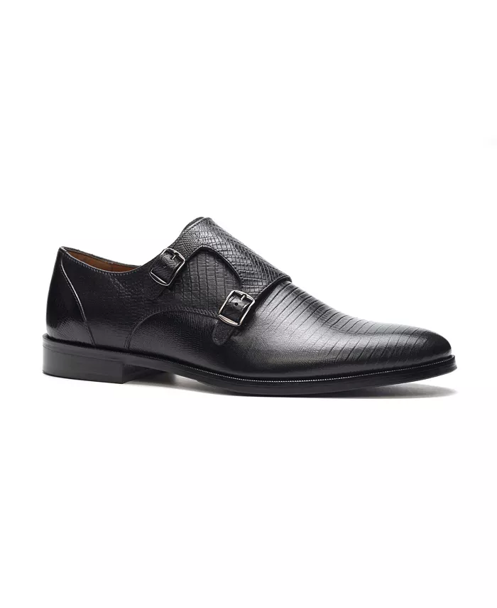

Мужские туфли Double Monk Strap для официальных мероприятий Carlos by Carlos Santana, черный