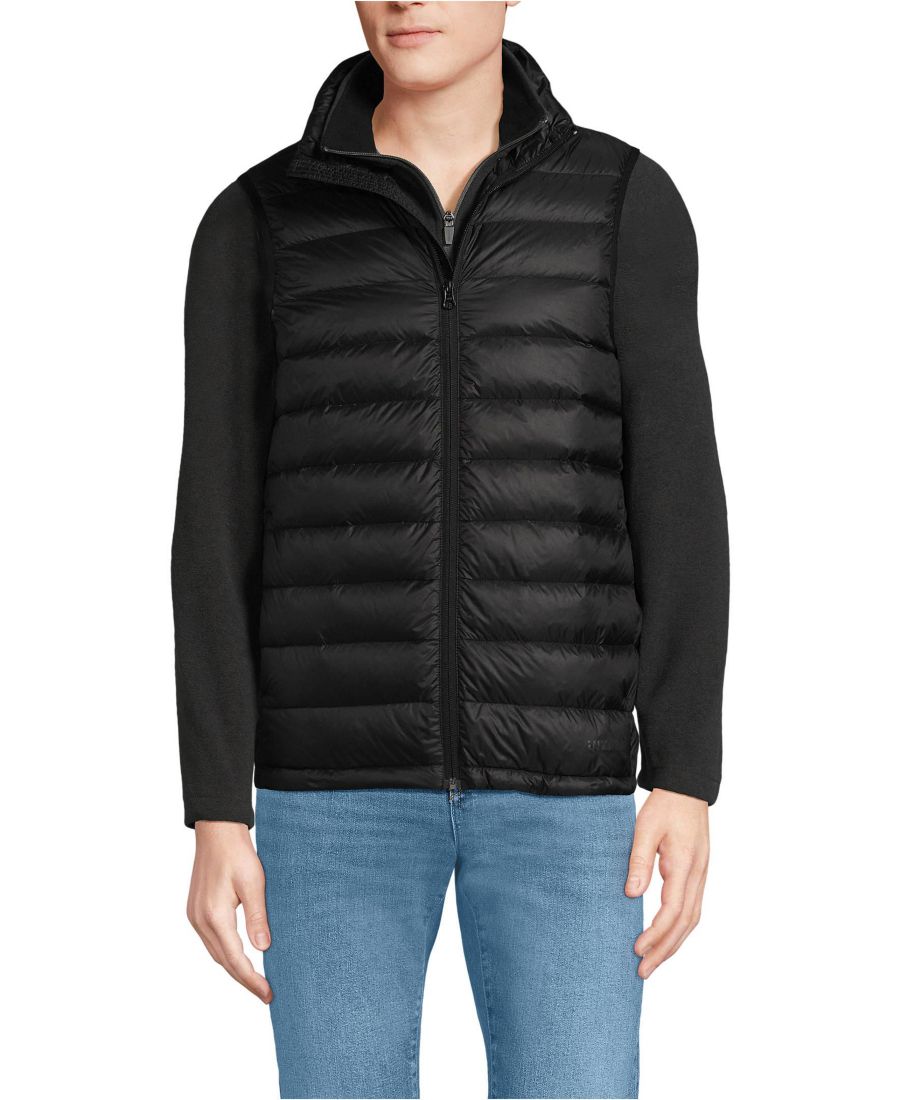 

Пуховый жилет Big & Lall Wanderweight Packable Down Vest Lands' End, Black